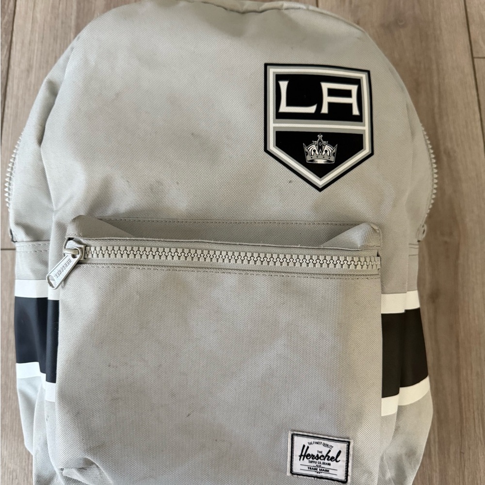 Herschel Supply Company Light Gray Backpack with Black Details